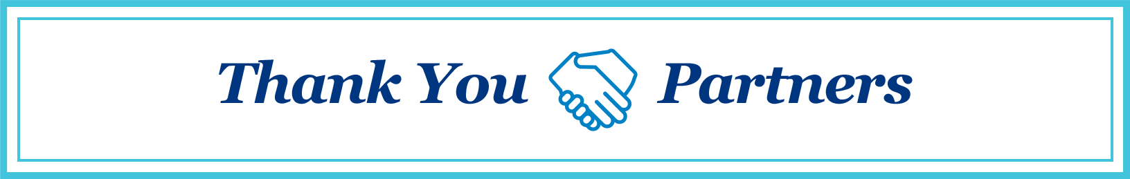 Thank you Partners